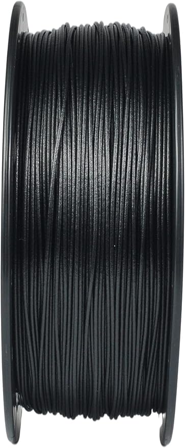 RANKI Carbon Fiber Pctg 1.75mm 3D Printer Filament, Dimensional Accuracy +/- 0.03 mm, 1 KG Spool(Approximately 2.20 LBS), Black