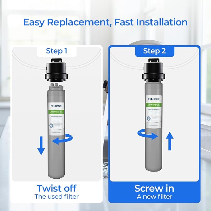 AO-MF-ADV-R Water Filter Replacement Cartridge | 1-Pack Replacement Filters Compatible with AO Smith AO-MF-ADV & AO-MF-ADV-R Single-Stage Under-Sink Claryum System
