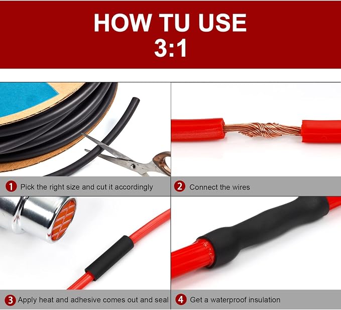 Chanzon 3:1 Ratio - 80ft Roll - Heat Shrink Tubing 1-1/2" (39mm) - Marine Grade Waterproof Adhesive Lined - (25M Total Length) Green Polyolefin Sleeving Wrap Shrinking 3 to 1 Ratio 1pcs