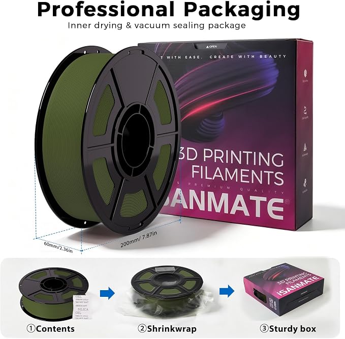 iSANMATE Matte PLA Filament 1.75mm Clown Red PLA 30-300mm/s 3D Printer Filament 1kg (2.2lbs) for Bambu Lab 3D Printers,AMS,AMSLite