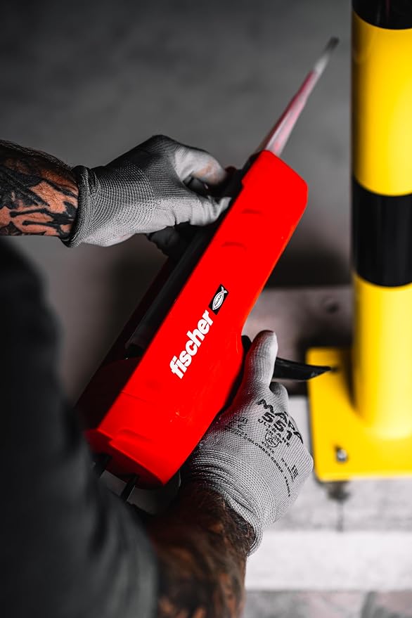 fischer Dispenser FIS DM S Pro Applicator for 2-Chamber Cartridges 5.1-13.2 oz (150-390 ml) Heavy-Duty Applicator Gun - 1 Unit