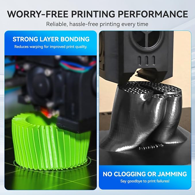 JAYO Silk PLA Filament 1.75mm Red 1.1kg, Metal-Like Shiny PLA, Smooth Silky Finish, Easy to Print, Accuracy +/- 0.02mm, Fits for Most FDM 3D Printers