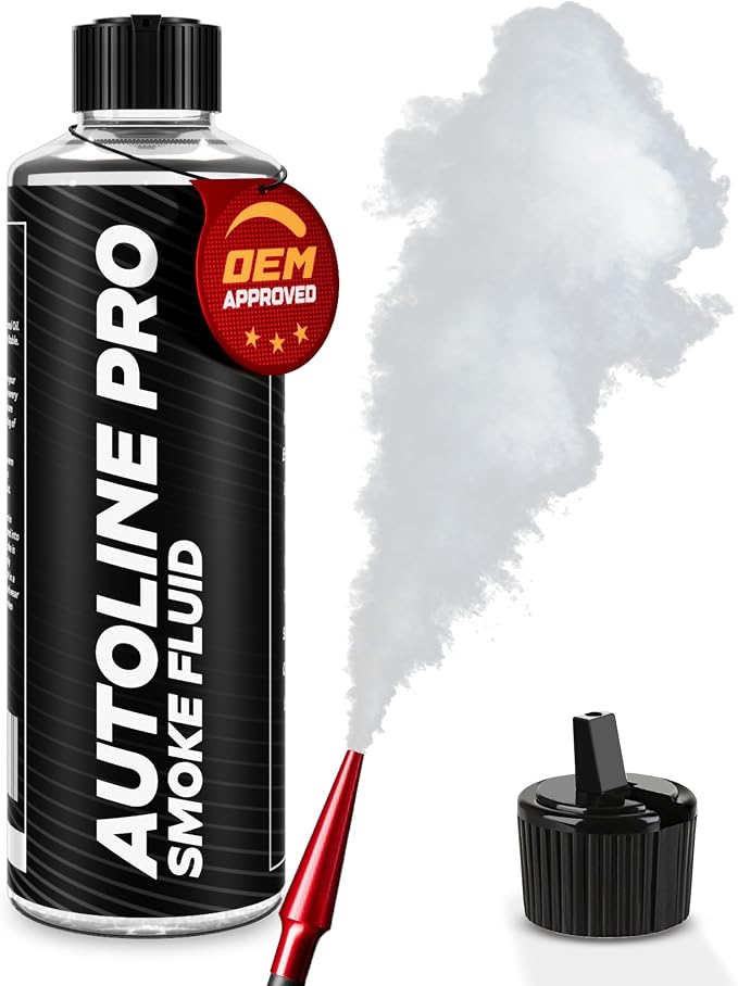 AutoLine Pro EVAP High Volume Smoke Machine Leak Tester – Shop Series - Automotive Tester for Vacuum Leak Detection - Car Machine with Best Ranked Smoke Fluid, Premium Cone & Gas Cap Adapter