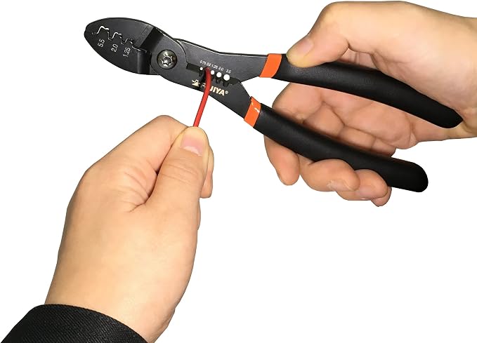 FUJIYA Tools, FA203, Crimping Pliers (for Faston terminal), 7 Inch