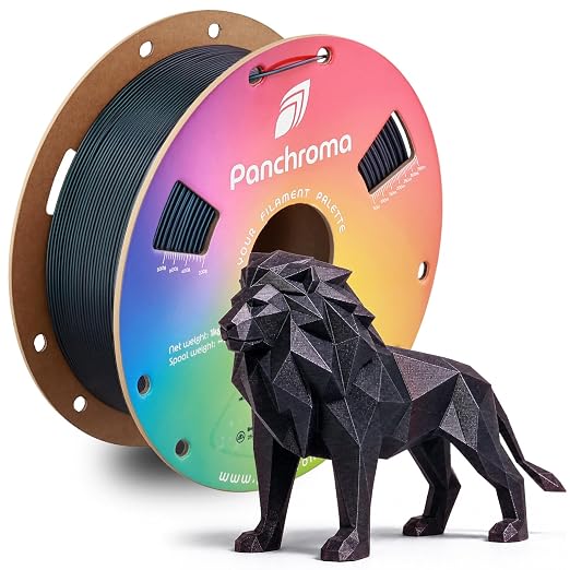 Polymaker Panchroma Starlight PLA Filament 1.75mm for 3D Printing, Midnight | Neatly Wound, Starry Sky PLA 1kg, Easy Print & Smooth Feeding, Compatible with Bambu Lab & Most 3D Printers