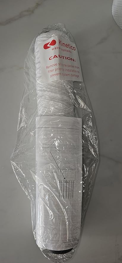 Kinetico 20 micron 16 inch pre filter string for Kinetico water softener, CART-MACH (part number 12566A)
