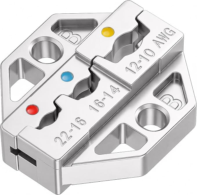 haisstronica Crimping Die for Insulated Nylon Wire Connectors, 22-10 AWG