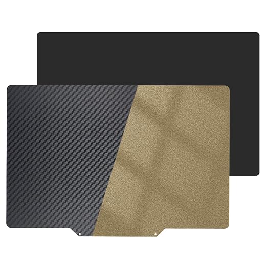 Upgraded Creator Pro 2 Build Plate PEI Sheer,232x152mm Double Sided Smooth/Textured PET+ PEI Spring Steel Print Plarform with Magnetic Bed for Creator Pro 2,QIDi X-pro 3D Printer.
