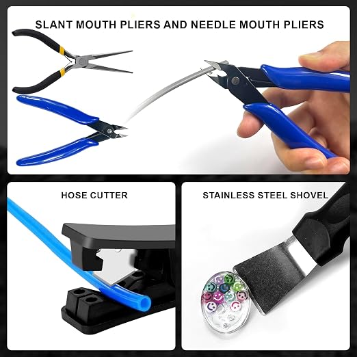 221Pcs 3D Printer Tool Kit, 3D Printer Accessories Bring Tool Box Includes Deburring Tool, Suitable for 3D Printing Disassembly, Cleaning and Precision Machining Toolboxes