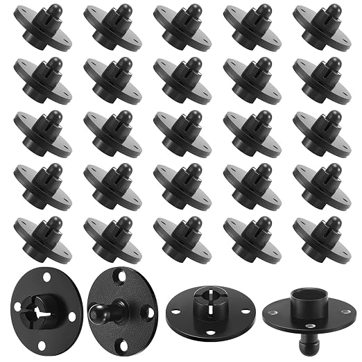 Moxweyeni 25 Pcs Fasteners for Panels Mounting Clips Ship Panel Fasteners on Boats, Rvs, Ship, Wall Panelsand Access Upholstery Clips, Weight Capacity 15lb