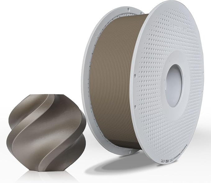 Bamboo Original PLA Metal Filament 1.75mm with RFID for Bambu Lab 3D Printers P1,X1,A1 Series, High Toughness & Easy Printing PLA Metallic Textured Shiny Refill 1KG (2.2lbs) +/- 0.03mm