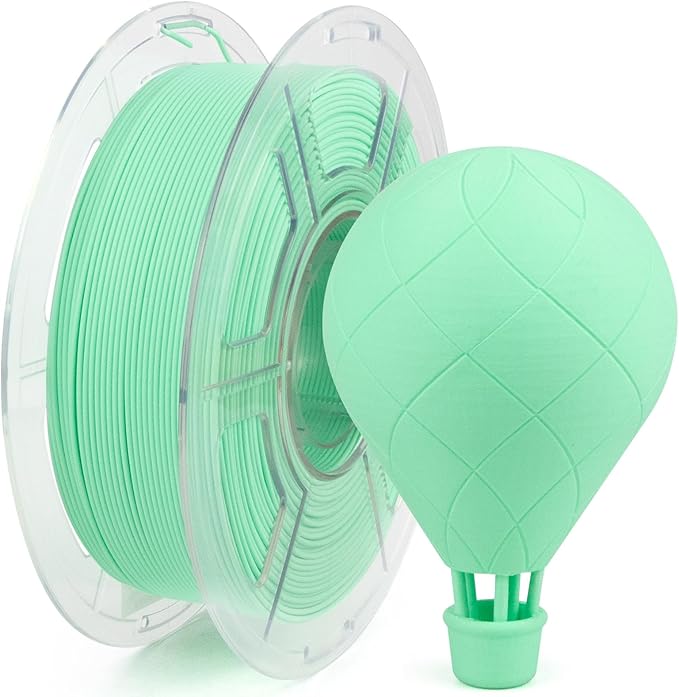 iSANMATE High Speed Matte PLA 3D Printer Filament, Mint Green PLA Filament 1.75mm Designed for High Speed 30-600mm/s, Fast Printing Speed PLA, Dimensional Accuracy ±0.02mm, 1kg Spool (2.2lbs)