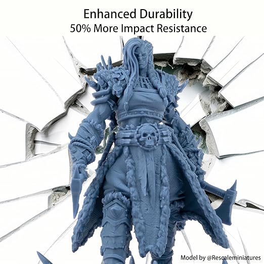 Siraya Tech Fast ABS-Like Tough Navy Grey 3D Printer Resin, Enhanced Durability for 3D Printing, High Precision and Impact Resistance, Smooth Finish, Ideal for 4K/8K/12K LCD DLP SLA 3D Printer - 1kg