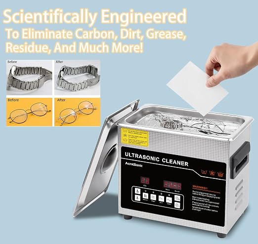 Ultrasonic Cleaner 3L Dual-Frequency & Youny HoltRa Eco Ultrasonic Cleaner Sheets