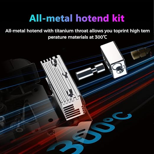 Creality Official Sprite Extruder Pro, 80N Large Torque and 300℃ High Temperature Printing, All Metal Direct Drive Extruder for Creality Ender-3 S1/Ender-3 S1 Pro/Ender-3 S1 Plus/CR-10 Smart Pro