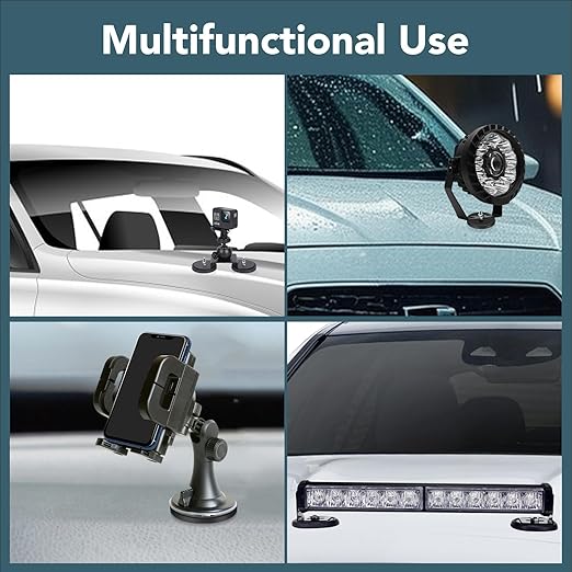 DIYMAG Magnet 6PCS 1/4inch Screw Hole Strong Rubber Coated Magnets Magnetic License Plate Holder Mounting Heavy Duty Rare Earth Round Base Flat Bar Camera Vehicle Threaded Studs Bolts Rock Light | Strong Rare Earth Magnets with Flat Base, for Mounting ...