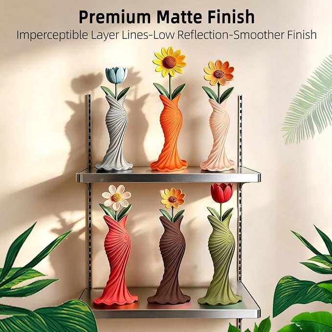 IEMAI Matte PETG Filament 1.75mm Olive Green 1kg, Smooth Matte Finish 3D Printer Filament with Minimal Layer Lines & Low Warping, +/-0.02mm Dimensional Accuracy