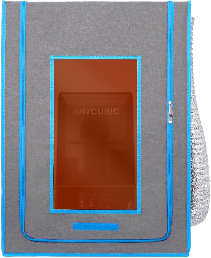 Resin 3D Printer Enclosure with Ventilation Kit Speed Control Vent Dustproof Cover Tent Compatible with ELEGOO Saturn 4 Ultra Mars 5 Ultra, Ender 3 V3 SE/KE/Ender3 Pro/Ender 3 V2/S1/Neo 3D Printer