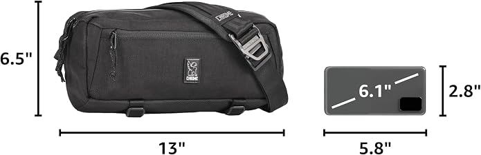 Chrome Industries Mini Kadet Sling Bag – Water Resistant Messenger Crossbody Bag