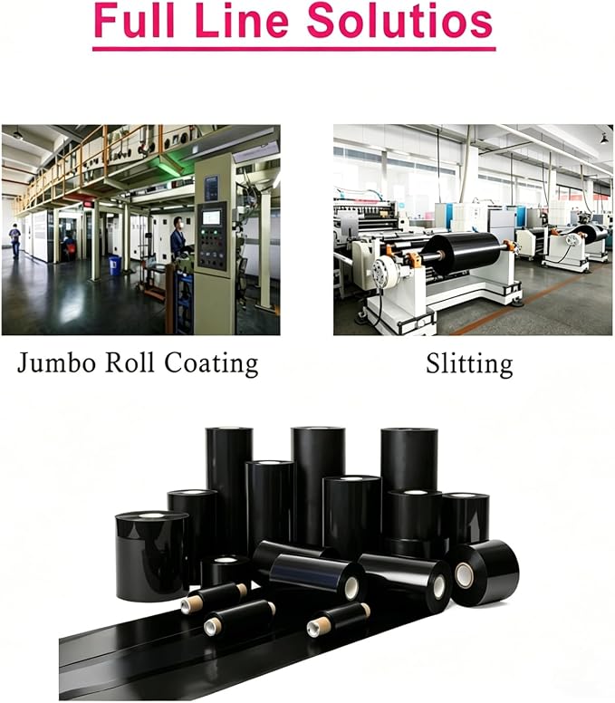 4.33" x 984' Premium Resin Enhanced Wax Ribbon110mm X 300m Thermal Transfer Wax Resin Ribbon,Barcode Thermal Label Printer Ribbon,1'' Core for Zebra, TSC, GoDex, Citizen (1 Roll)