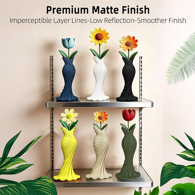 IEMAI Matte PETG Filament 1.75mm Beige 1kg, Smooth Matte Finish 3D Printer Filament with Minimal Layer Lines & Low Warping, +/-0.02mm Dimensional Accuracy