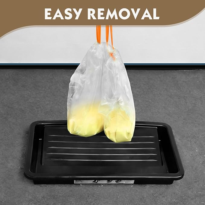 ROLLINGDOG 18 Inch Disposable Paint Tray Liners-18" Paint Pan Liners with Drawstring, Exclusively Used with ROLLINGDOG 18 Inch Paint Roller Kit for Interior or Exterior Home Improvement (Pack of 5)