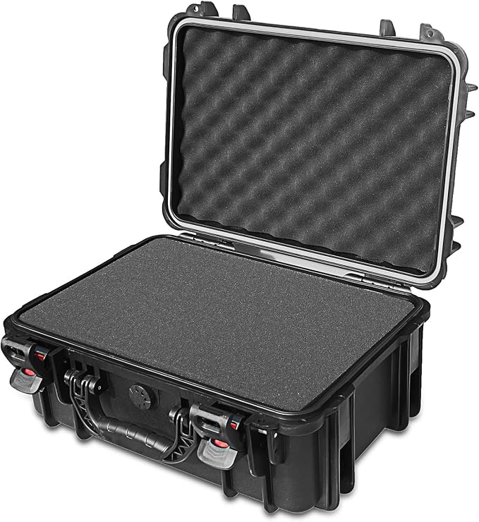 Waterproof Hard Shell Case with DIY Customizable Foam Insert 19 x 14 x 8in