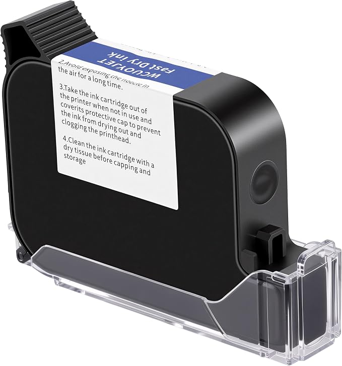Handheld Printer Ink Original Solvent Fast-Drying 42ML Black Ink Replacement for H760 Handheld Inkjet Printer Ink Cartridge