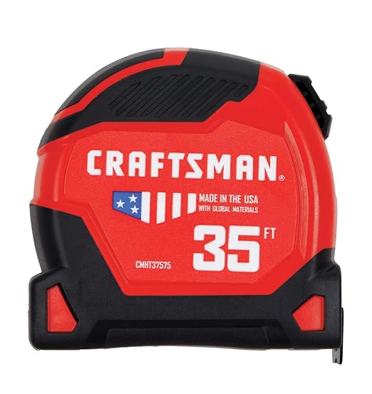 CRAFTSMAN Tape Measure, PROREACH, 35-Foot (CMHT37575S) (Pack of 6)