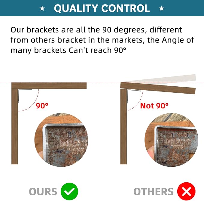 L Bracket Corner Brace(15PCS), 4 Inch Galvanized Medium L Angle Iron Heavy Duty, Joint Fastener Brackets,90 Degree Right Angle Corner Bracket for Wood Furniture Frame Fence