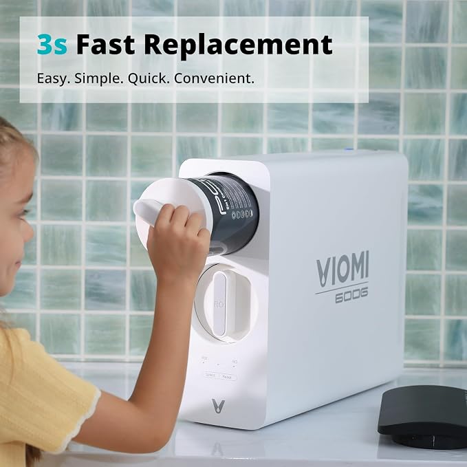 VIOMI PCB Filter, Replacement for Vortex 6 & Vortex 8 Water Filter System, 24-Months Lifespan, Designed for Viomi Reverse Osmosis Water Filter Specifically