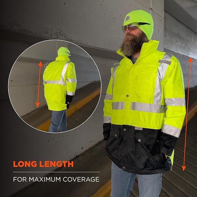 Ergodyne 8386 Type R Class 3 Outer Shell Jacket