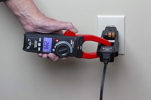 Triplett CM650 True RMS 6000 Count 600A AC/DC Clamp Meter with Inrush
