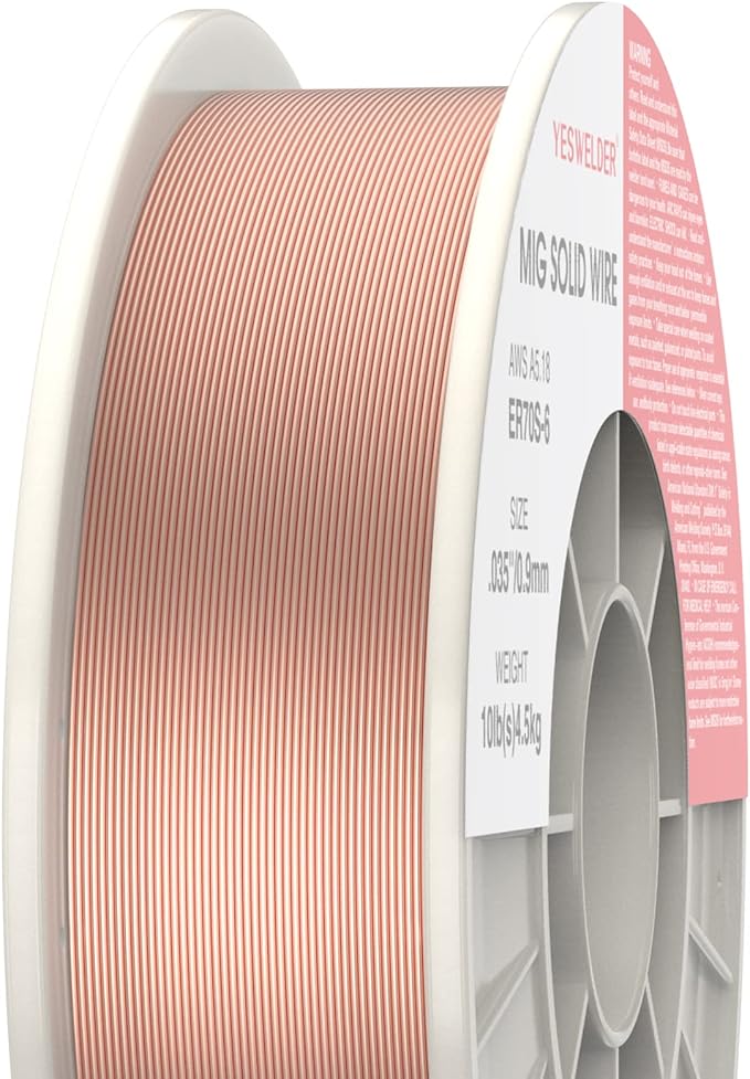 YESWELDER ER70S-6 Carbon Steel Mig Solid Wire .035-Inch10-Pound 2-Packs Welding Wire