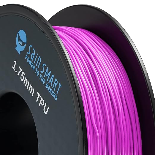 SainSmart Neon Color TPU, 1.75mm Flexible TPU 3D Printer Filament 800g, Dimensional Accuracy +/- 0.05 mm, Neon Magent