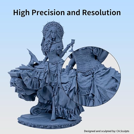 Siraya Tech Fast ABS-Like Tough Navy Grey 3D Printer Resin, Enhanced Durability for 3D Printing, High Precision and Impact Resistance, Smooth Finish, Ideal for 4K/8K/12K LCD DLP SLA 3D Printer - 1kg