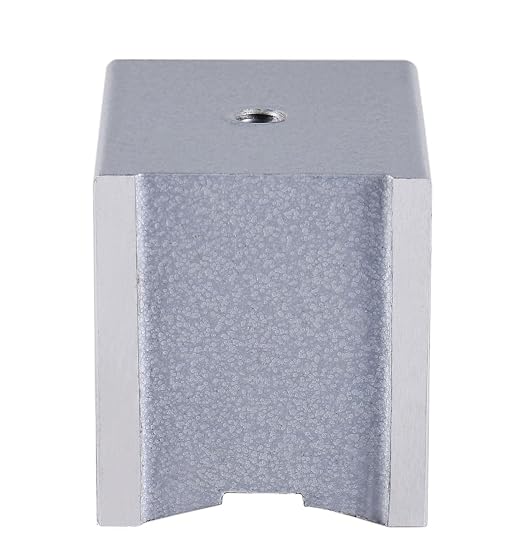 Accusize Magnetic Base, 176 lb Pull, 6010-0121 | On/Off Switch, V-Groove Bottom, M8 x 1.25 mm Tapped Hole, 2.362" x 1.968" x 2.165"