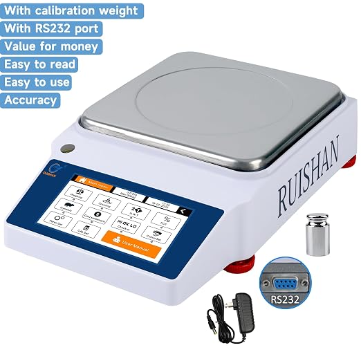 Smart Laboratory Analytical Balance - 3kg x 0.01g, Weighing, Counting, Pricing, Percentage, Function, Textile Fabric Modes, 19 Units, Custom Units