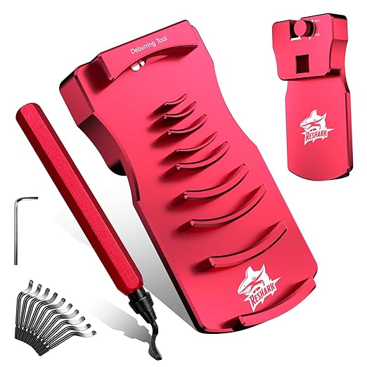 9-in-1 Inner-Outer PVC Pipe Deburring Tool Kit, Adjustable Chamfers PVC Chamfer Tool for 9 Sizes: 0.5 Inch to 4 Inch Plastic Pipes, Professional Effective PVC Pipe Reamer for SCH40 PVC, CPVC Pipes