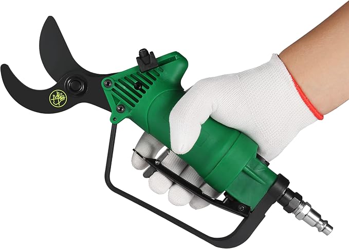 Air Powered Pruning Shears Yard Tree Branches Cutter Pneumatic Gardening Scissors