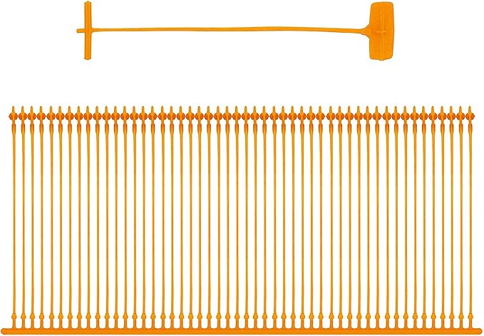 75mm(3 Inch) Orange Tag Gun Barbs (Fasteners) for Any Standard Price Labels Clothing Tagging Attachers - 5000 Pcs