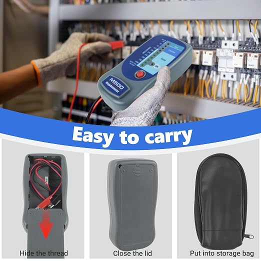M500 Insulation Tester/Electronic Megohmmeter 500V with Soft Carrying Case