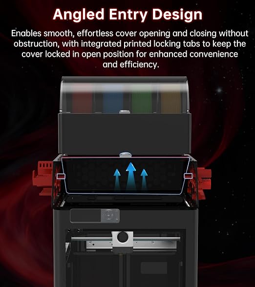 BIQU Panda Perch AMS Stand Riser for Bambu-Lab P1S P1P X1C X1E 3D Printers, AMS Storage Holder to Hold 2 AMS/AMS 2 Pro, Space Saving AMS Stack, Expandable Honeycomb Side Design