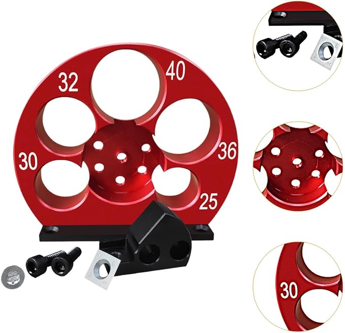 Dowel Maker Jig Kit Electric Drill Milling Dowel Round Rod Multifunction Aluminum Alloy Wood Bar Turning Tool for Engineers