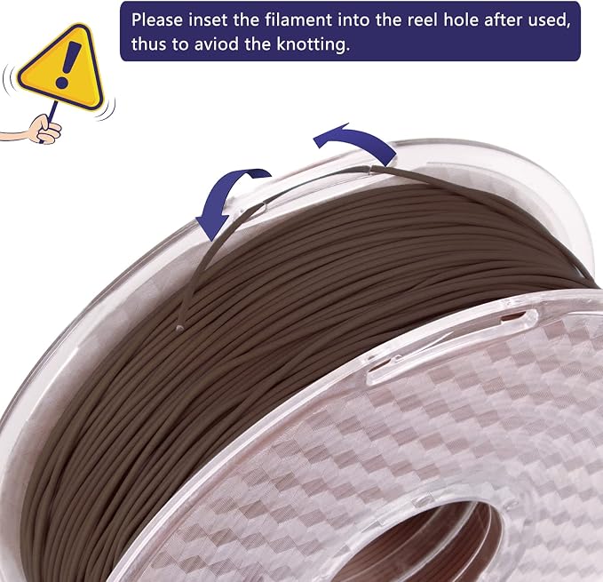 iSANMATE 3D Printer Filament, PLA Filament 1.75mm Bundle, White and Sandal Wood Filament Bundle 2kg/Spool (20% Wood Powder+80% PLA)