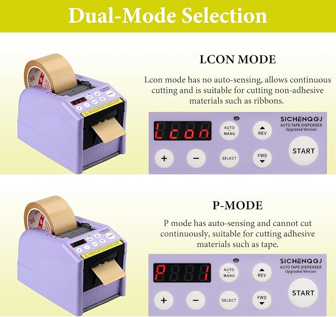 Upgraded Ribbon Cutting Machine, Automatic Tape Dispenser,5-999 mm Length Precision Cutting, for Shopping malls, Schools, Restaurants, Factories, Warehouses, and Home use