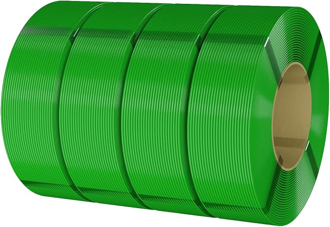 eSUN PLA Basic Refilament 1.75mm, 3D Printer Refill High Speed PLA for Fast Printing, 1KG per Roll, 4 Rolls Spoolless 3D Printing Filament for High Speed 3D Printers, Green