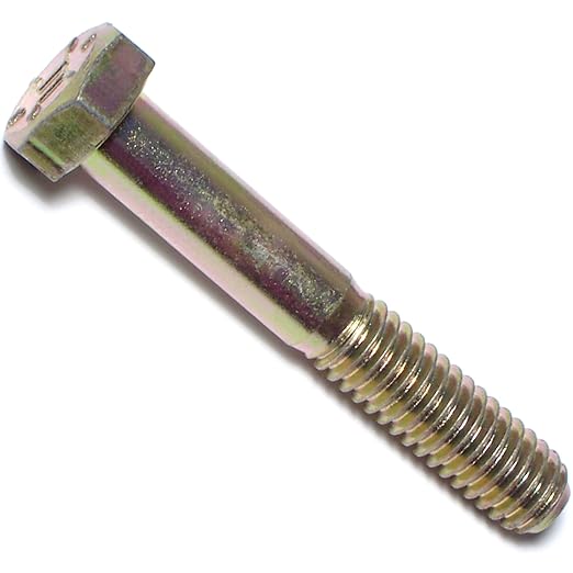 Hard-to-Find Fastener Grade 8 Hex Cap Coarse Large Bolts, Midwest Assortment Refill, Steel Hex Bolts for Construction, Home Improvement, 5/16-18 x 2 - Inch, Pack of 10