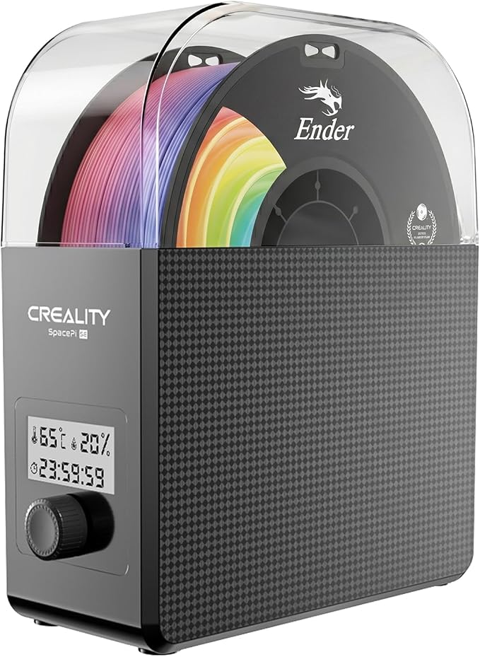 Creality 2026 New Upgrade Filament Dryer Box Pro, Space Pi SE with High PTC Efficiency & Precision Sensor for 1KG Spools 45~65℃, 3D Printer Filament Dehydrator for PLA PETG ABS ASA TPU