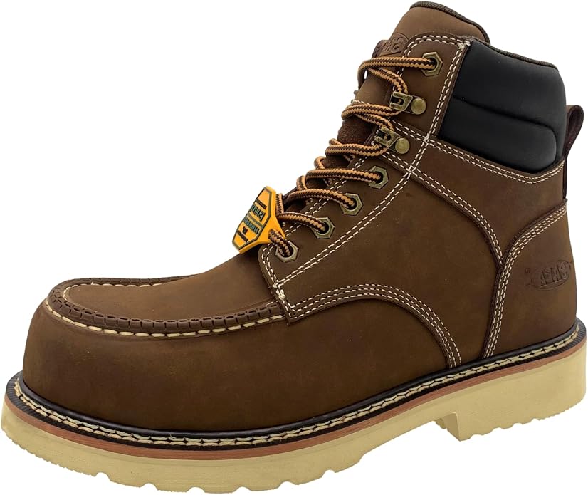SAFA mens Men’s 6” Composite Safety Moc Toe